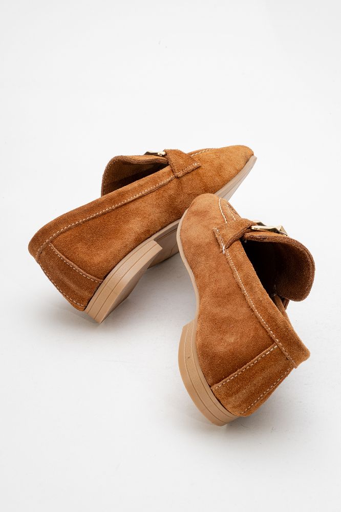 kadin-deri-tokali-loafer-TABA SUET-KYL252710-0090683_0